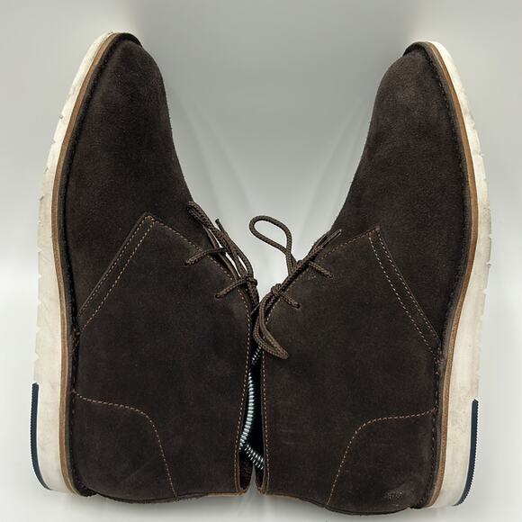 TRASK CHUKKA BROWN SUEDE LEATHER MENS SIZE 10 BOOT main image 4